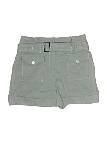 White House Black Market Khaki Shorts (view 1)