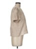Adrianna Papell 100% Polyester Ivory Short Sleeve Blouse Size M - photo 4