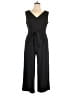 Calvin Klein Solid Black Jumpsuit Size 16 - photo 1