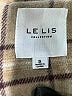 Le Lis 100% Polyester Plaid Brown Coat Size S - photo 6