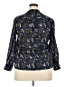 Gerard Darel Print Blue Long Sleeve Blouse Size 6 (38) - photo 2