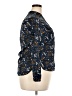 Gerard Darel Print Blue Long Sleeve Blouse Size 6 (38) - photo 4