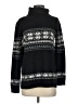 Talbots Print Black Turtleneck Sweater Size XS - photo 1