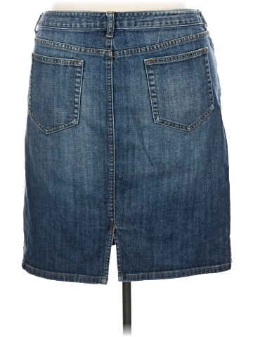Lands' End Denim Skirt (view 2)