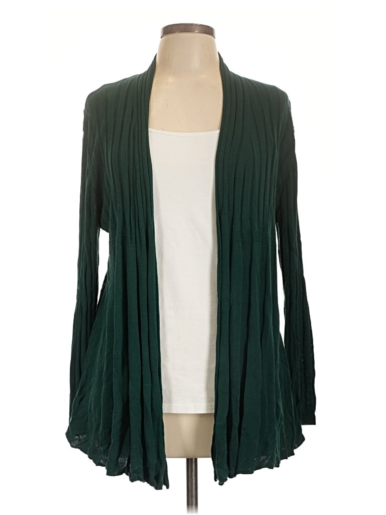 Pre-owned Bloomchic Cardigan Sweater In Green