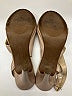 Andrew Geller Gold Sandals Size 8 1/2 - photo 5
