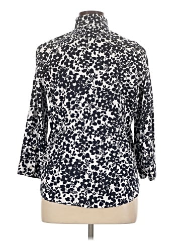 Chaps 3/4 Sleeve Blouse (view 2)