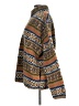 Old Navy 100% Polyester Argyle Brown Jacket Size L (tall) - photo 5