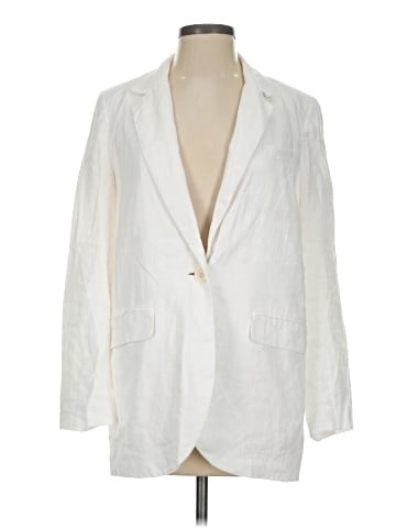 Madewell The Larsen Blazer in 100% Linen (view 1)