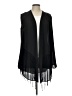Chico's 100% Polyester Black Cardigan Size Lg (2) - photo 1