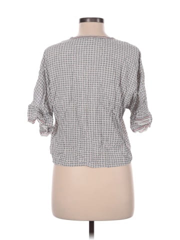 Max Studio 3/4 Sleeve Button-Down Shirt (view 2)