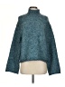 Moth Tweed Teal Turtleneck Sweater Size XS - photo 1
