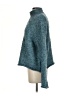 Moth Tweed Teal Turtleneck Sweater Size XS - photo 5