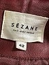 Sézane 100% Leather Red Burgundy Leather Jacket Size EU (FR) 42 / US 10 - photo 3
