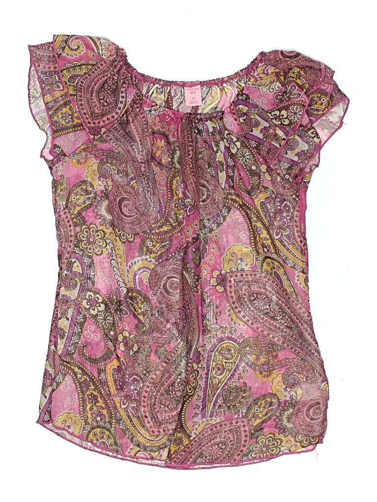 Pre-owned Copper Key Kids' Sleeveless Blouse In Pink