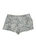 XXI 100% Polyester Animal Print Silver Shorts Size L - photo 2