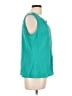 Calvin Klein Teal Sleeveless Blouse Size L - photo 4