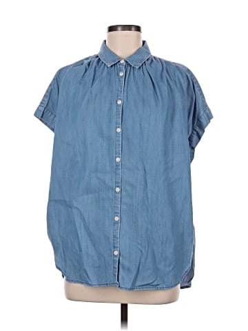 Madewell Short Sleeve Button-Down Shirt (view 1)