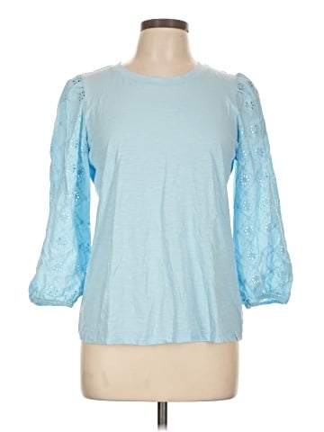 St. John's Bay 3/4 Sleeve Top (view 1)