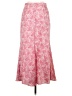 J.Crew 100% Polyester Paisley Pink Formal Skirt Size XS - photo 2