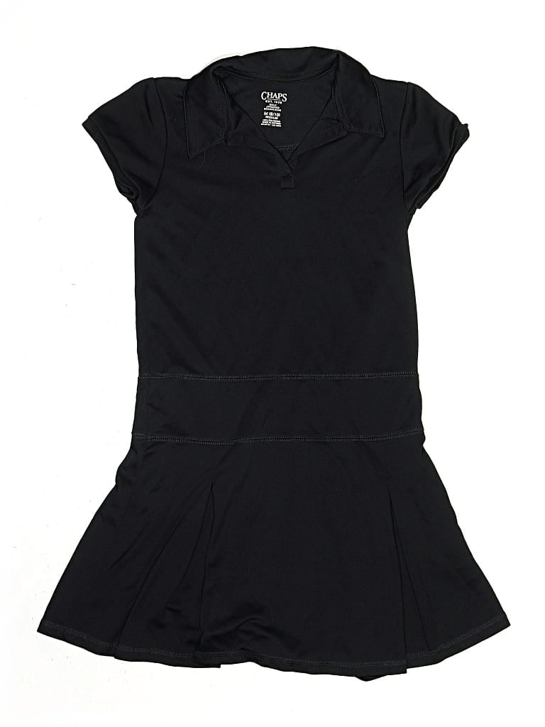 Pre-owned Chaps Kids' Dress In Black