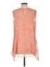 Fever 100% Polyester Orange Sleeveless Blouse Size L - photo 2