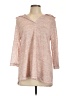 Soft Surroundings Pink Pullover Sweater Size L - photo 1