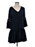 Ganni Solid Blue Casual Dress Size EU 34 / US 4 - photo 1