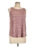 Cupio Burgundy Sleeveless Top Size L - photo 1