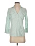 J. McLaughlin Teal 3/4 Sleeve Button-Down Shirt Size S - photo 1