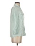 J. McLaughlin Teal 3/4 Sleeve Button-Down Shirt Size S - photo 4