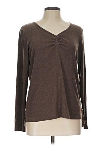 St. John's Bay Long Sleeve Henley (view 1)
