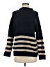 MNG Stripes Blue Turtleneck Sweater Size XS - photo 1