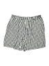 Emery Rose Checkered-gingham Silver Shorts Size XXL - photo 2