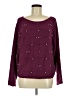 Liz Claiborne Stars Burgundy Pullover Sweater Size M - photo 1