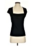 Max Studio Black Short Sleeve Top Size 2 - photo 1