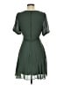 B. Darlin 100% Polyester Solid Green Casual Dress Size 7 - 8 - photo 2