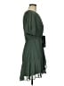 B. Darlin 100% Polyester Solid Green Casual Dress Size 7 - 8 - photo 4