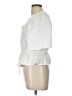H&M White Short Sleeve Blouse Size L - photo 5
