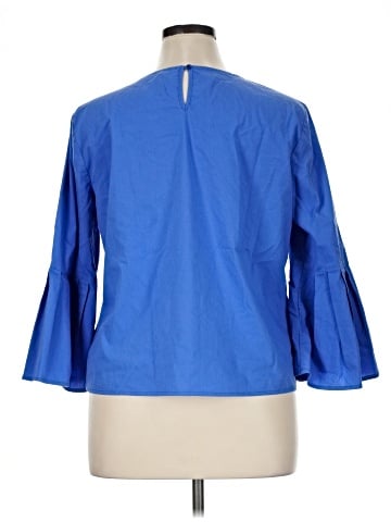 Marled by Reunited 3/4 Sleeve Blouse (view 2)