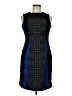 Taylor Graphic Blue Cocktail Dress Size 8 - photo 1