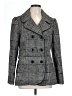 Maison Jules 100% Polyester Houndstooth Gray Coat Size L - photo 1