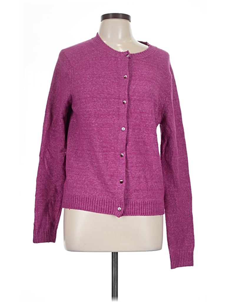 Pre-owned Kimchi Blue Cardigan Sweater In Purple