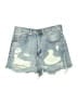 Forever 21 Blue Denim Shorts Size S - photo 1