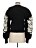 Sandro Floral Black Pullover Sweater Size Sm (1) - photo 2