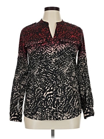 Calvin Klein Long Sleeve Blouse (view 1)