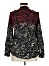 Calvin Klein 100% Polyester Animal Print Black Long Sleeve Blouse Size XL (estimated) - photo 2