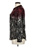 Calvin Klein 100% Polyester Animal Print Black Long Sleeve Blouse Size XL (estimated) - photo 5