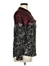 Calvin Klein 100% Polyester Animal Print Black Long Sleeve Blouse Size XL (estimated) - photo 4