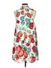 Everly 100% Polyester Floral White Casual Dress Size L - photo 2